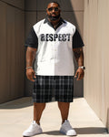 Big & Tall Plaid Jeans for big men view 1