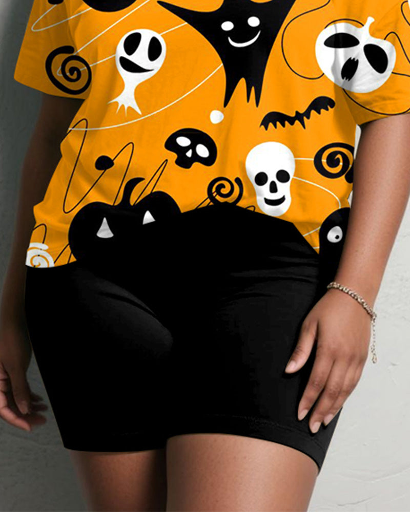 Big & Tall Graphic Graffiti Two-piece Set for big men view 4