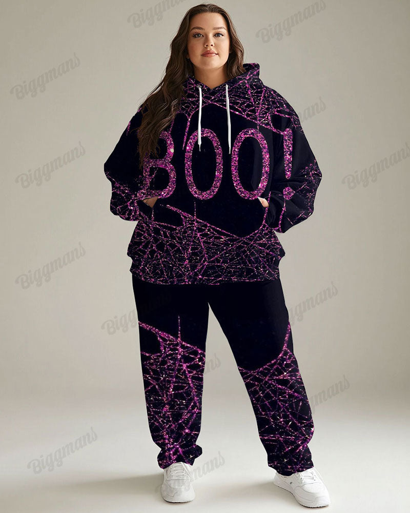 Big & Tall Graphic Hoodie Sweatpants Set for big men view 1