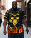 Big & Tall Skull T-Shirt for big men
