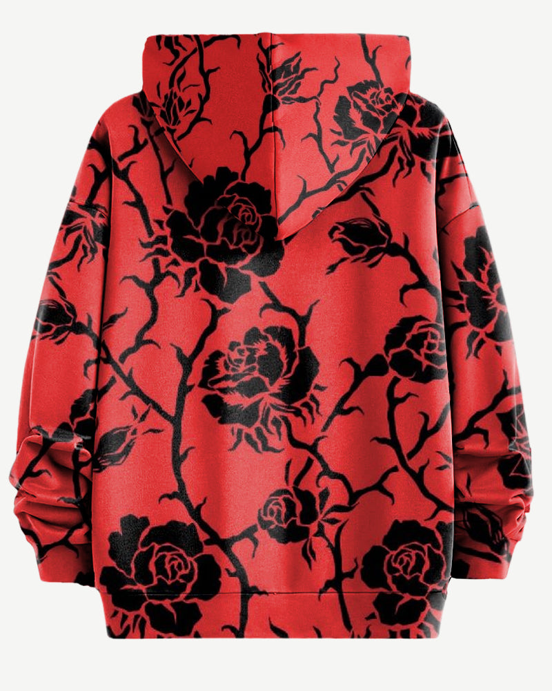 Big & Tall Graphic Hoodie Sweatpants Set for big men view 3