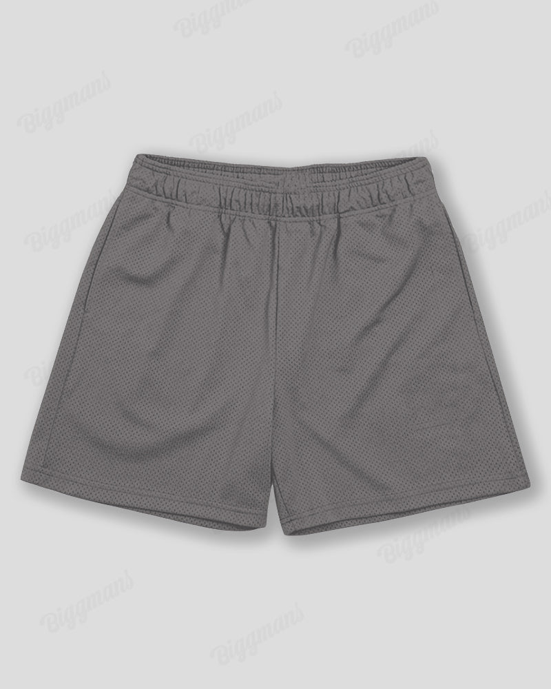 Big & Tall Solid Color Athletic Shorts for big men view 3