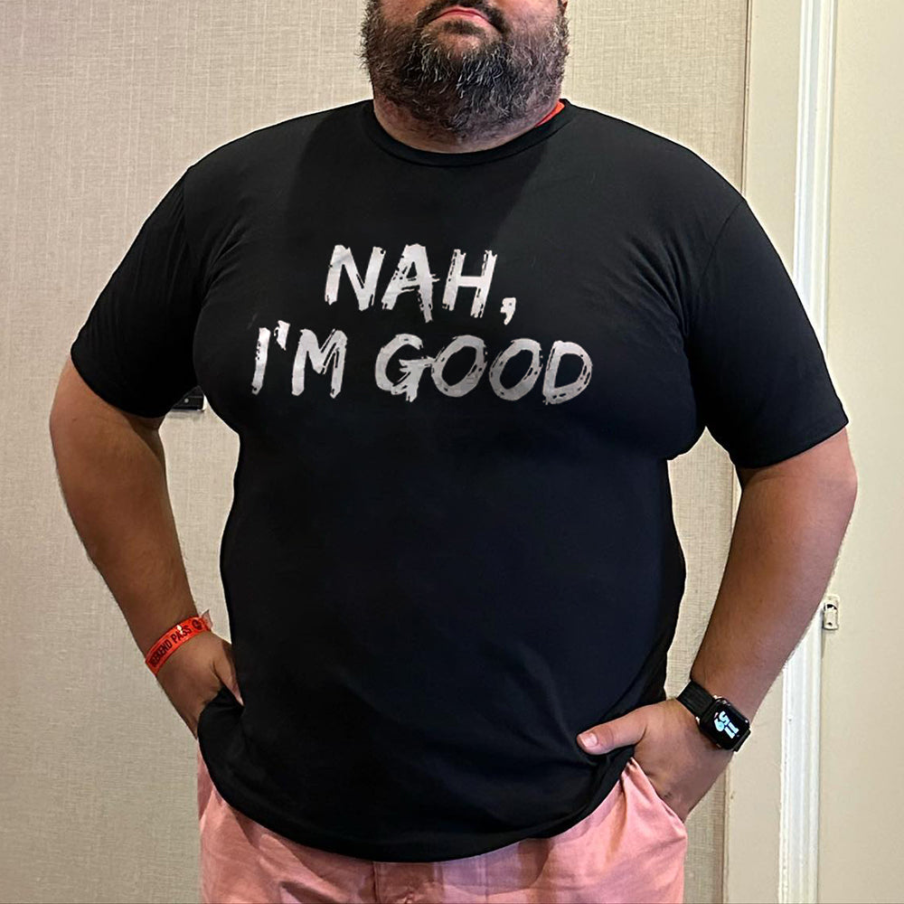 Big & Tall Graphic Streetwear T-Shirt for big men view 2