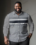 Big & Tall Striped Jeans for big men view 1