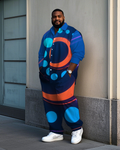 Big & Tall Streetwear T-Shirt Pants Set for big men view 2