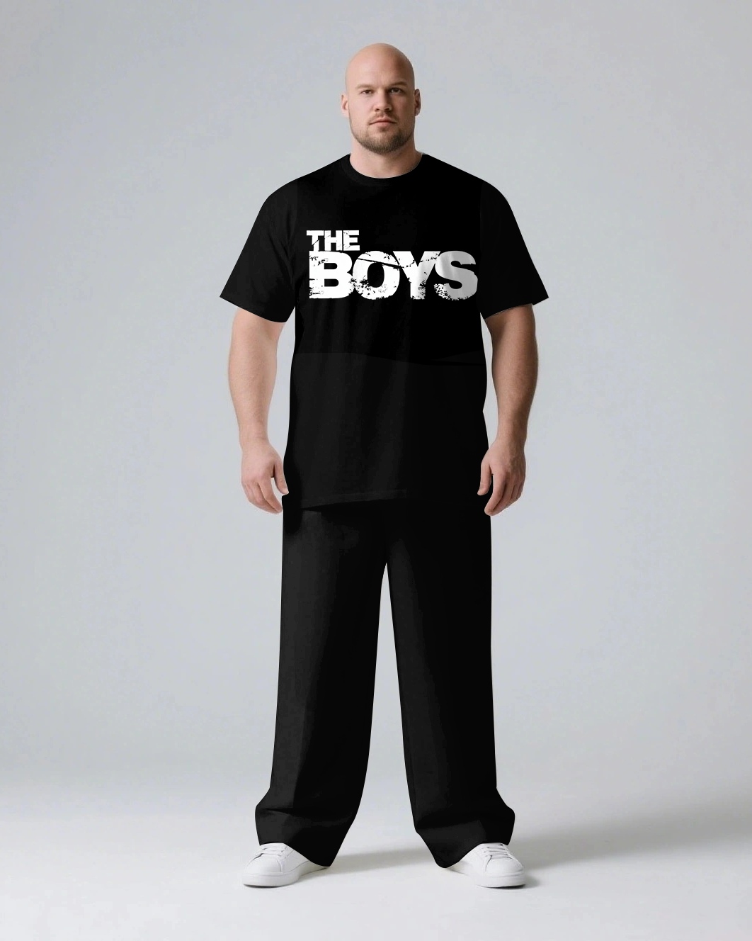 Big & Tall Streetwear Two-piece Set for big men view 1