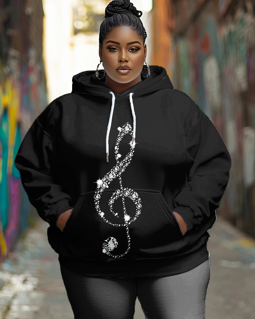 Big & Tall Graphic Hoodie for big men