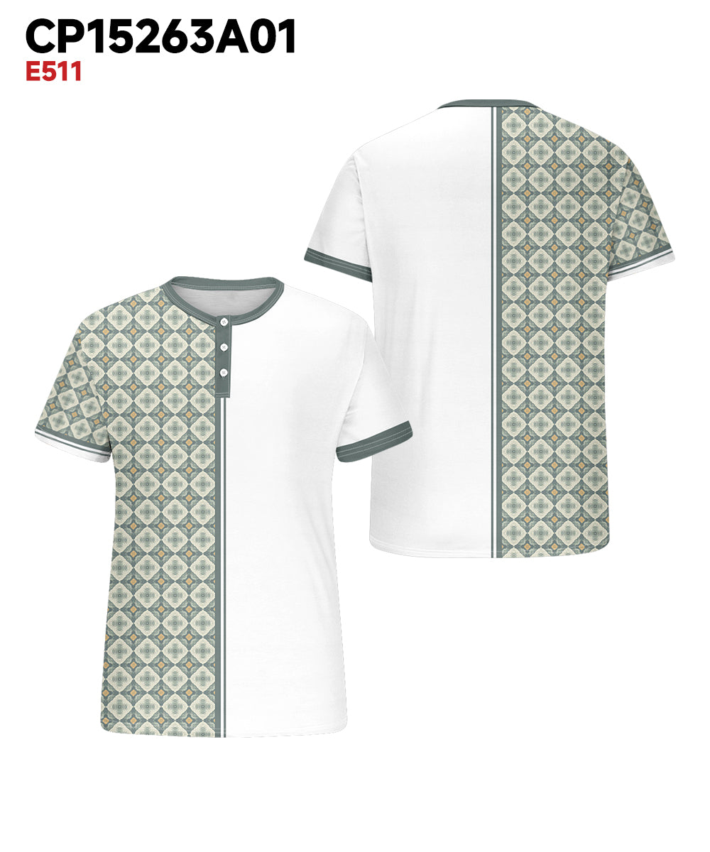 Big & Tall Green Graphic T-Shirt for big men view 3