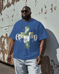 Big & Tall Floral Vintage T-Shirt for big men