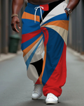 Big & Tall Colorblock Pants for big men