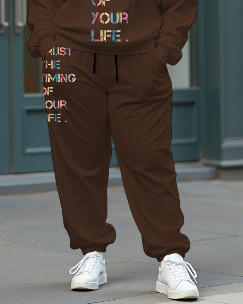Big & Tall Graphic Two-piece Set for big men view 4