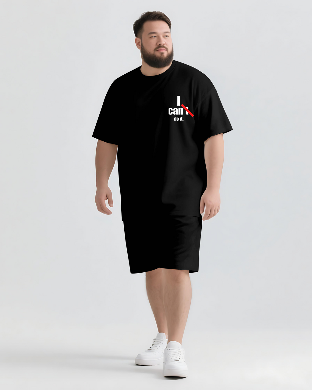 Big & Tall Graphic Streetwear T-Shirt for big men view 3