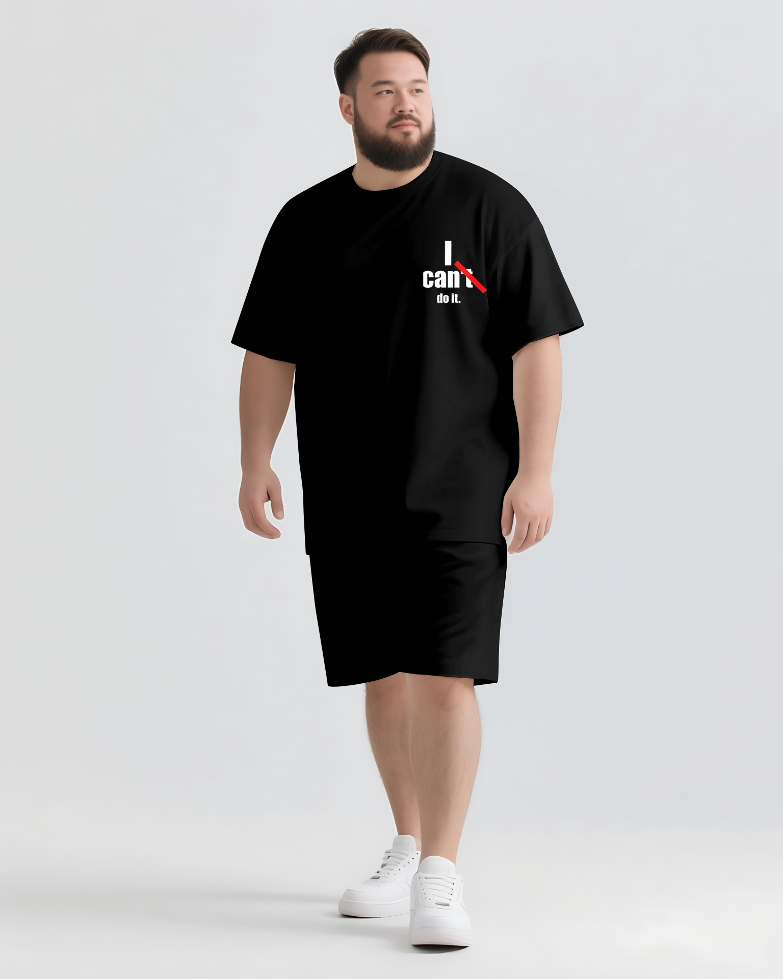Big & Tall Graphic Streetwear T-Shirt for big men view 3