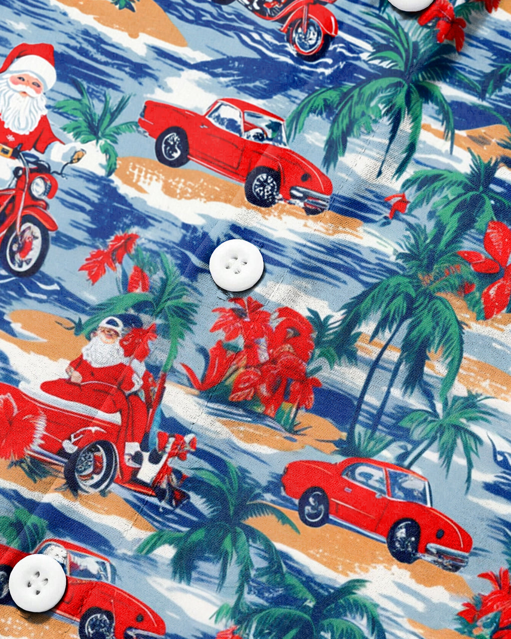 Big & Tall Hawaiian Tropical Long Sleeve Shirt for big men view 5