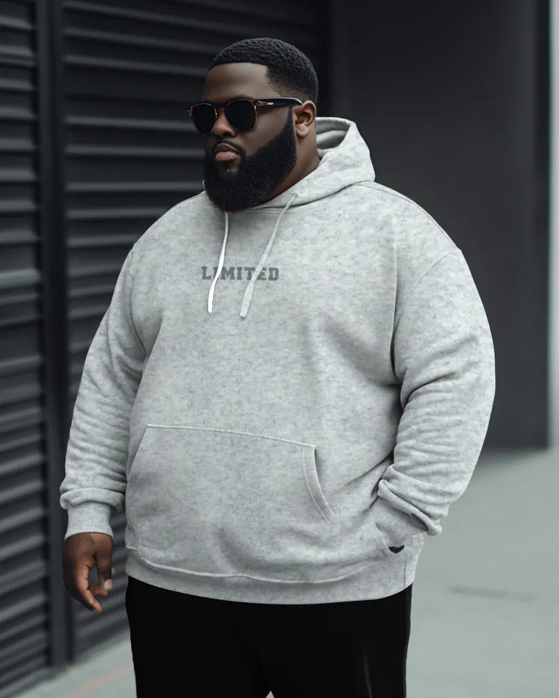 Big & Tall Graphic Hoodie for big men view 13