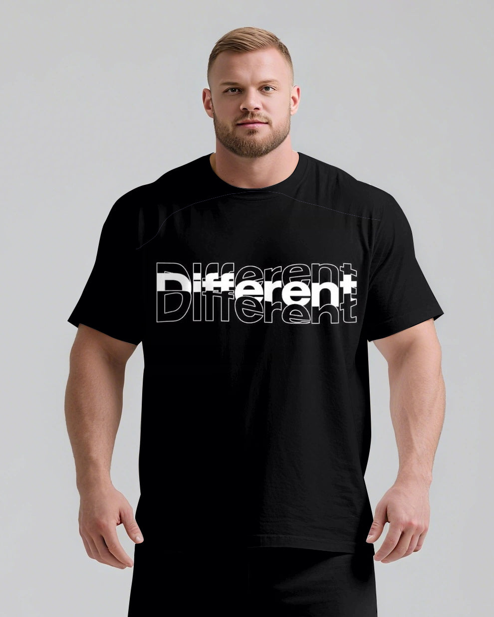 Big & Tall Streetwear Two-piece Set for big men view 5