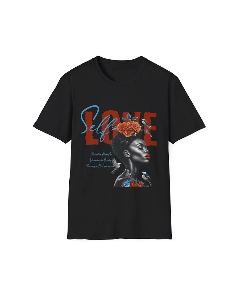Big & Tall Black Graphic T-Shirt for big men view 5