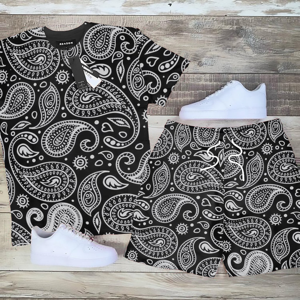 Big & Tall Graphic Two-piece Set for big men view 2