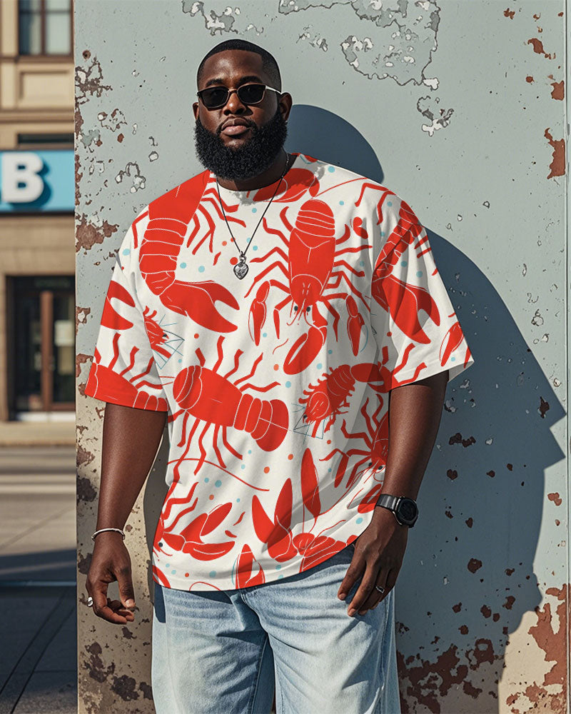 Big & Tall Hawaiian T-Shirt for big men