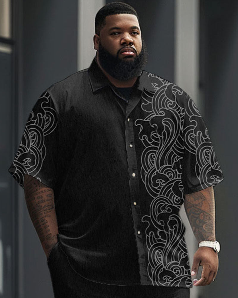 Big & Tall Graphic Business Casual Jeans for big men view 2