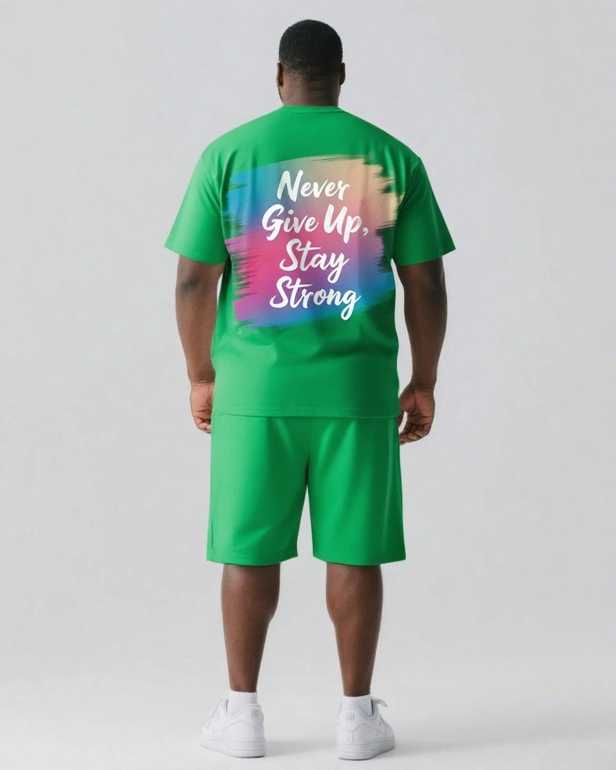 Big & Tall Graphic Two-piece Set for big men view 8