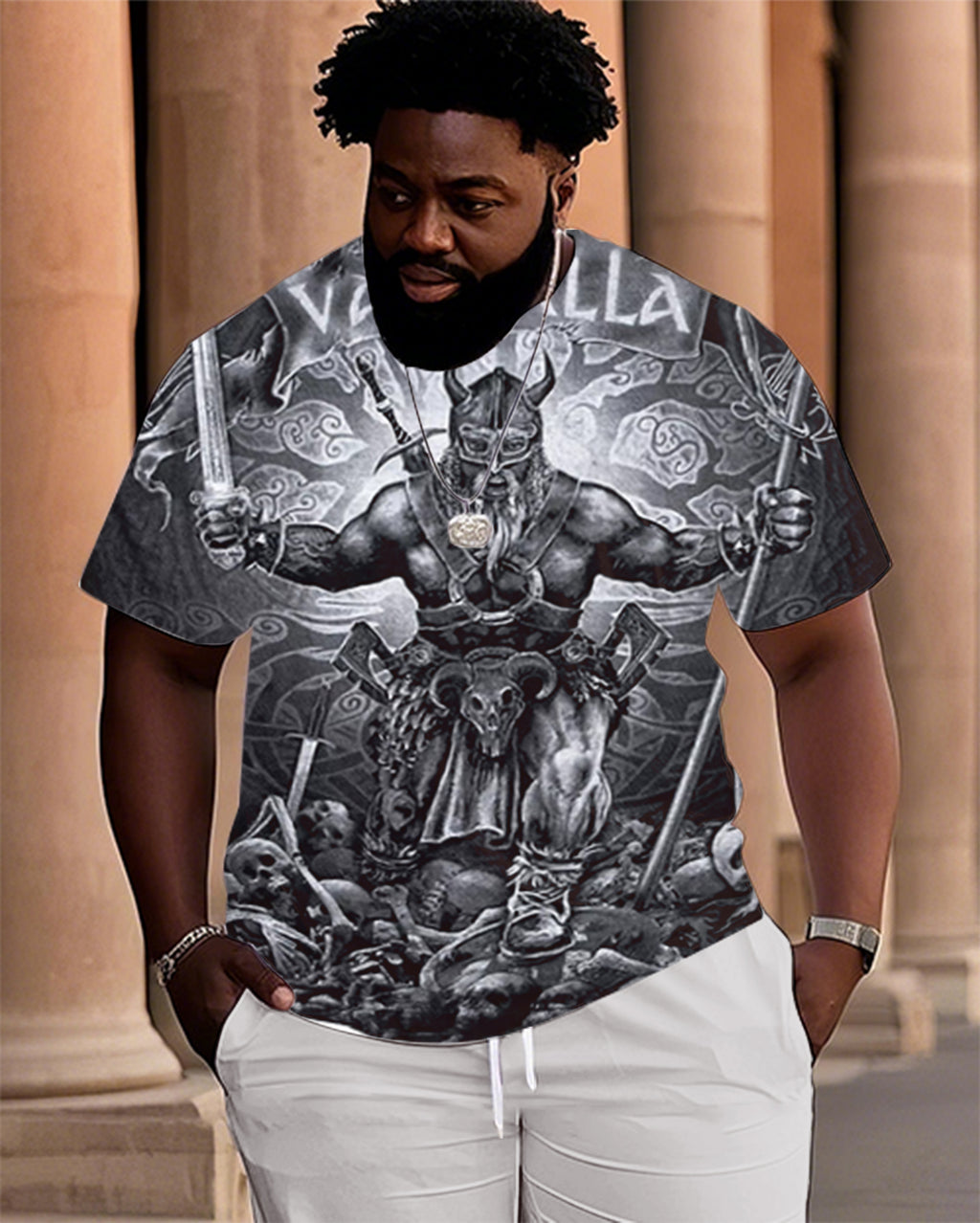 Big & Tall Graphic T-Shirt for big men view 1