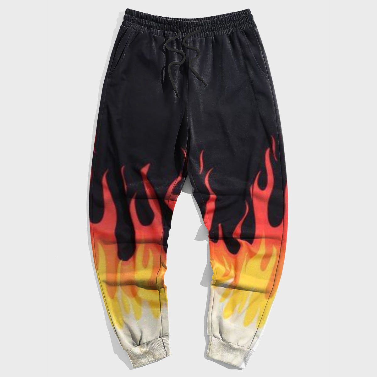 Big & Tall Gradient Graphic Streetwear Pants for big men
