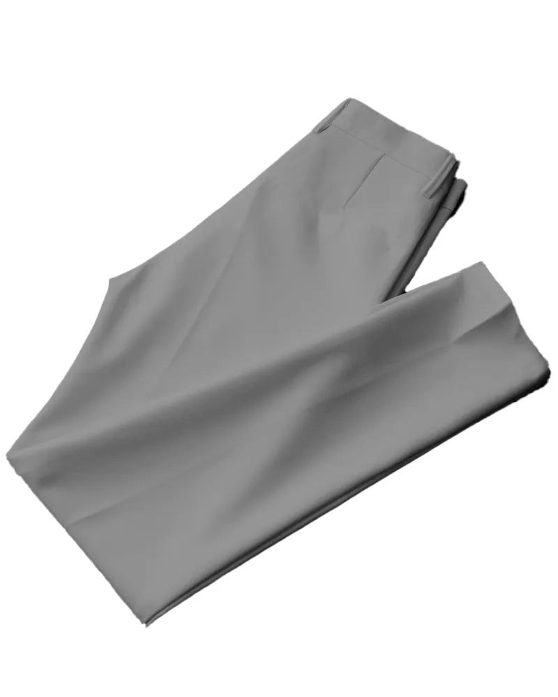 Big & Tall Solid Color Shirt Pants Set for big men view 30