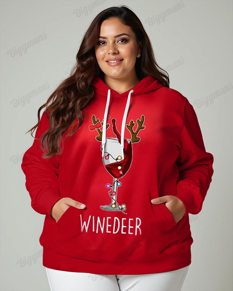 Big & Tall Graphic Hoodie Sweatpants Set for big men view 3