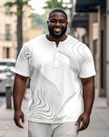 Big & Tall White Graphic T-Shirt for big men view 1