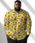 Big & Tall Streetwear Long Sleeve Shirt for big men