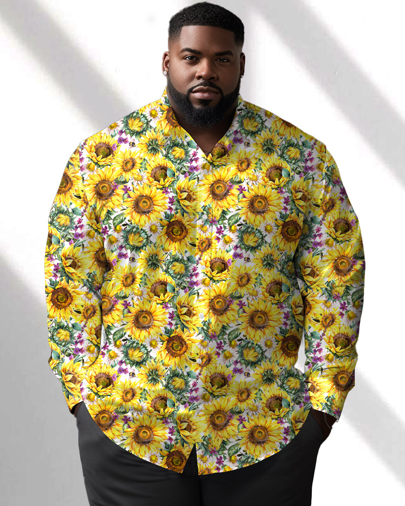 Big & Tall Streetwear Long Sleeve Shirt for big men