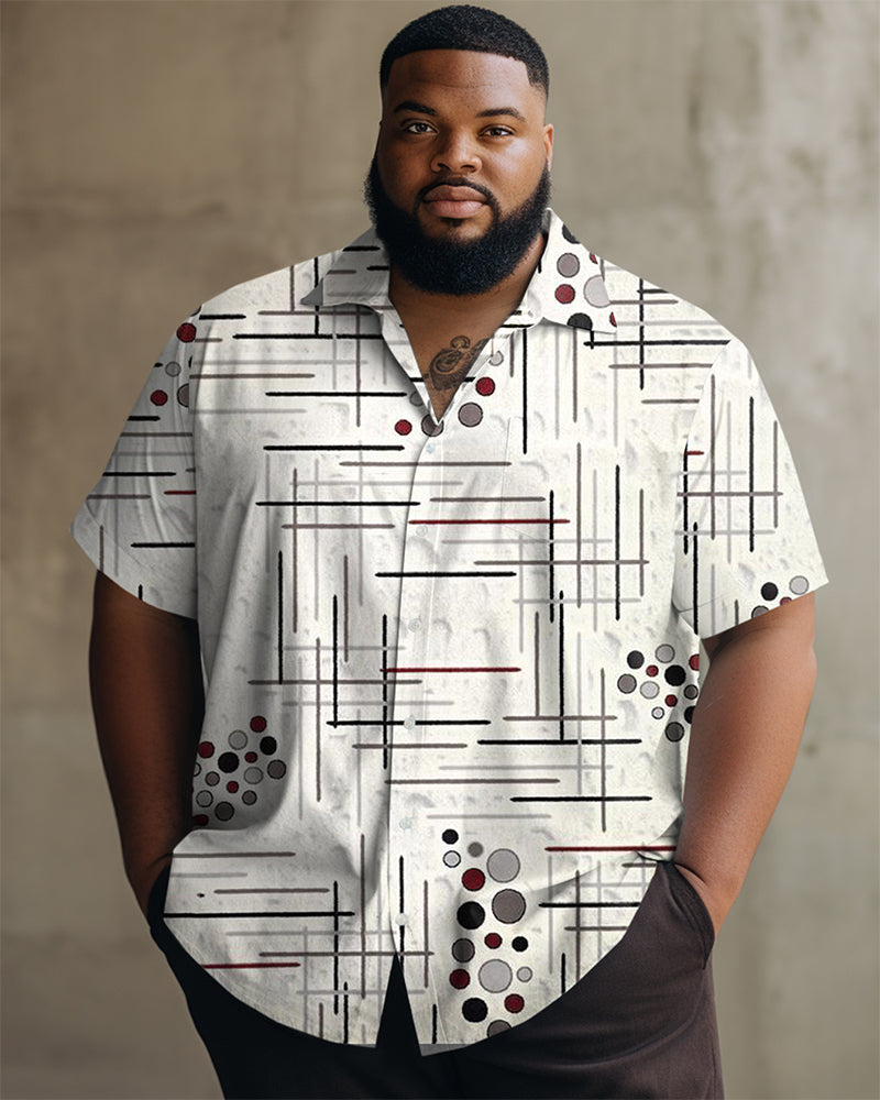 Big & Tall Geometric Jeans for big men