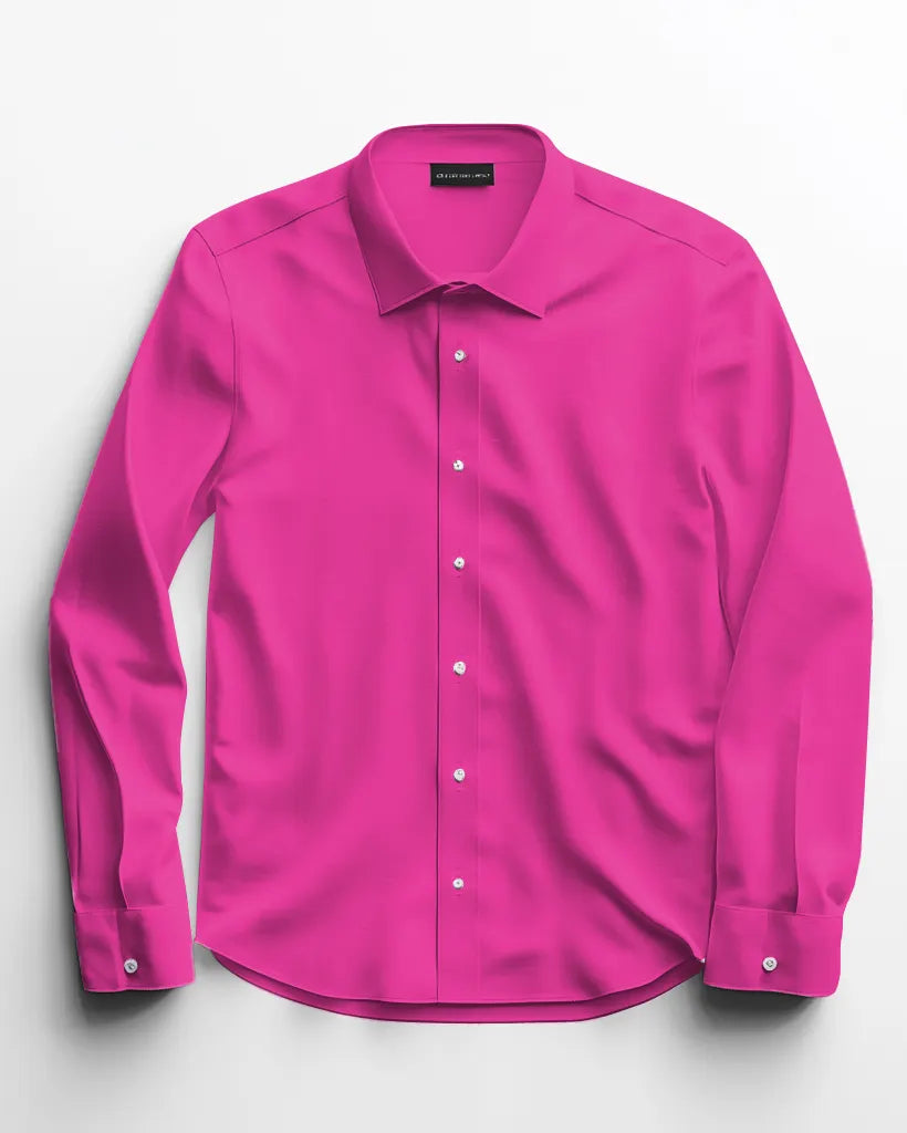 Big & Tall Solid Color Long Sleeve Shirt for big men view 29