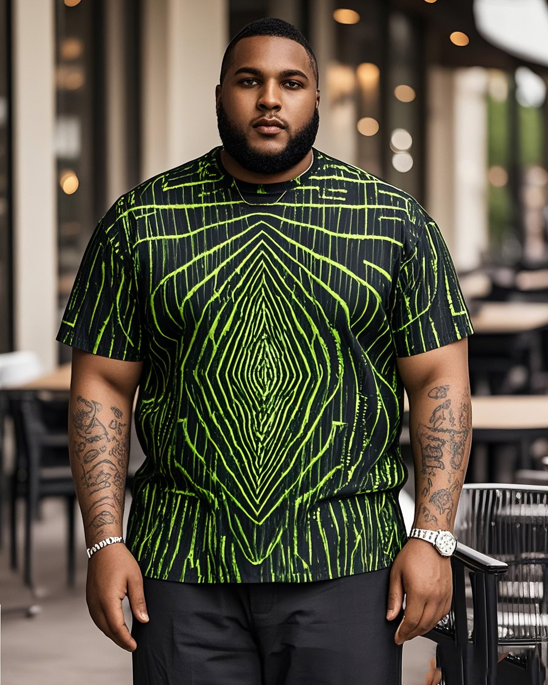 Big & Tall Streetwear T-Shirt for big men