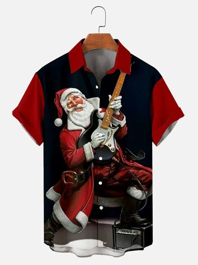 Big & Tall Colorblock Short Sleeve Shirt for big men view 2