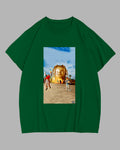 Big & Tall Green Graphic T-Shirt for big men