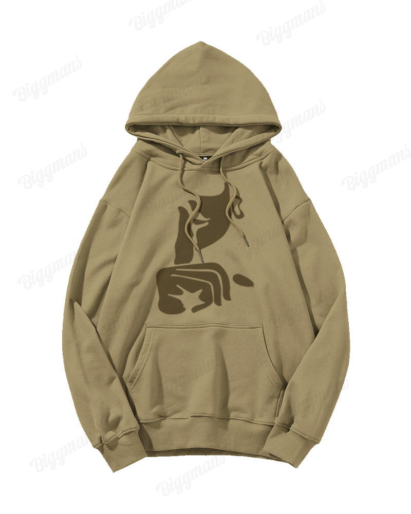 Big & Tall Geometric Hoodie for big men view 10