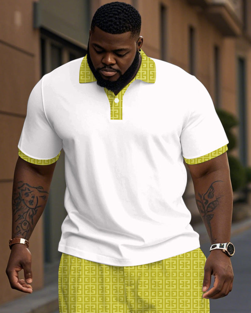 Big & Tall Geometric Jeans for big men view 2