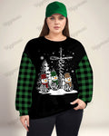 Big & Tall Plaid Graphic Men's Clothing for big men view 1