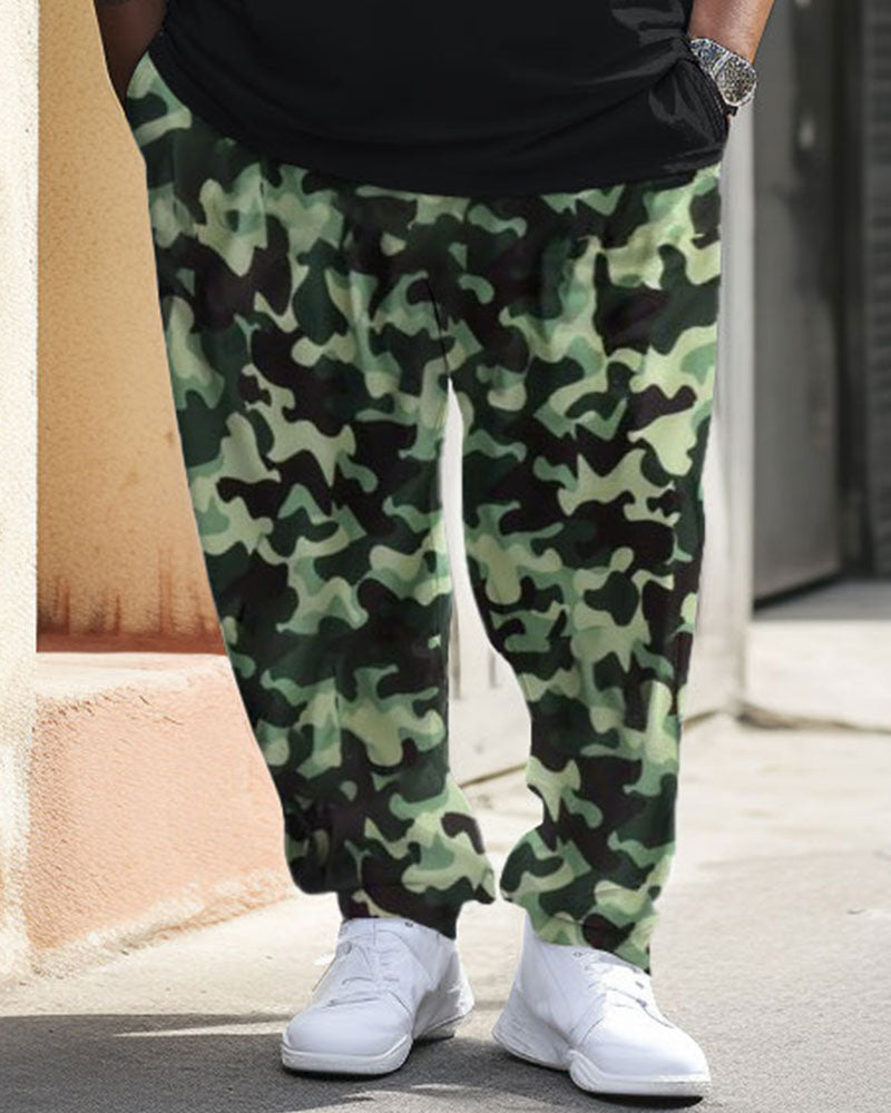 Big & Tall Camouflage Streetwear Tank Top for big men view 3