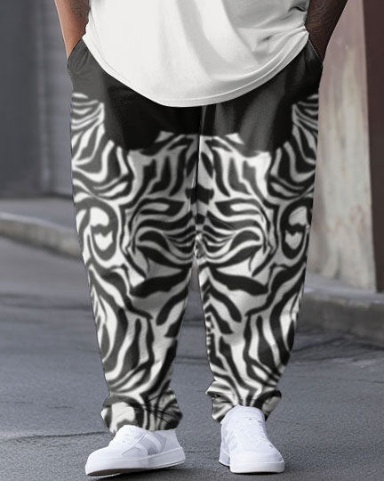 Big & Tall Streetwear Two-piece Set for big men view 3