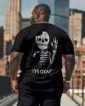 Big & Tall Skull T-Shirt for big men view 1