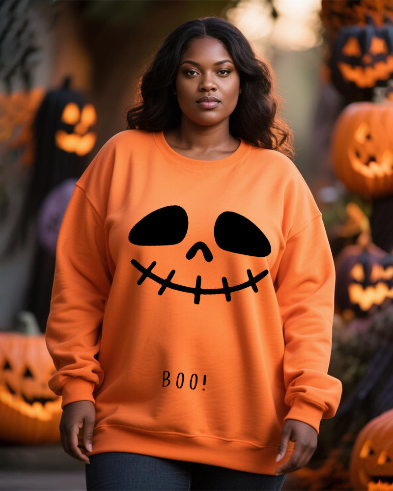 Big & Tall Orange Graphic Skull Men's Clothing for big men view 1