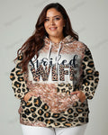 Big & Tall Graphic Hoodie Sweatpants Set for big men
