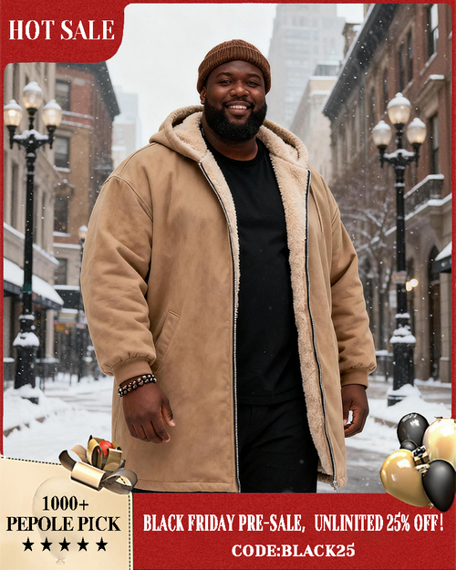 Big & Tall Solid Color Hoodie for big men view 1