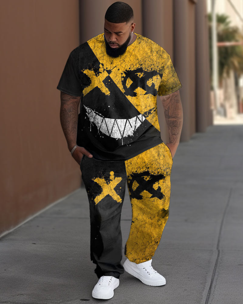 Big & Tall Streetwear Two-piece Set for big men view 1