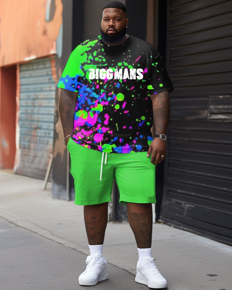 Big & Tall Graphic Two-piece Set for big men view 1