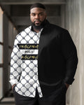 Big & Tall Striped Jeans for big men view 1