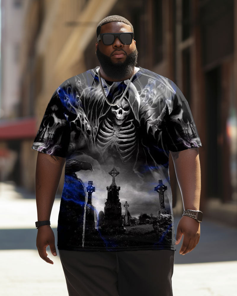 Big & Tall Graphic Skull T-Shirt for big men